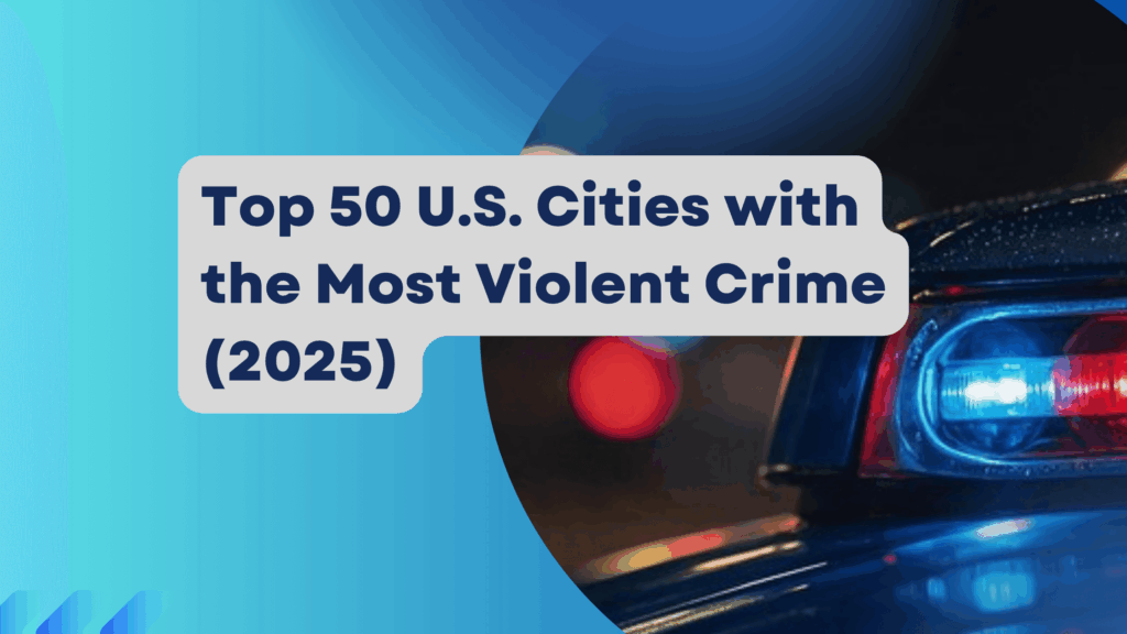 Top 50 U.S. Cities with the Most Violent Crime (2025)